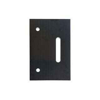 Fixasun - Plaque de croisement de rails FX40 150x100mm noire