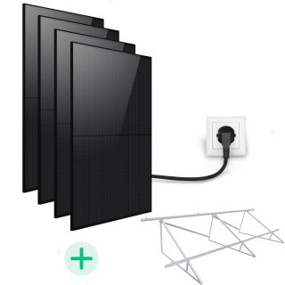 Kit Solaire Plug And Play 1700 Wc - Technologie Back Contact-Pose au sol