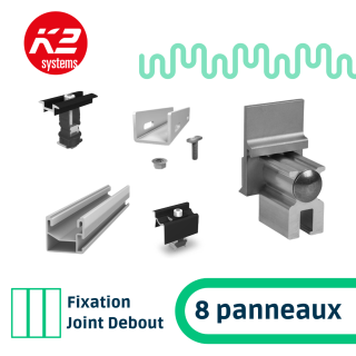 K2 Systems - Kit de fixation Joint Debout