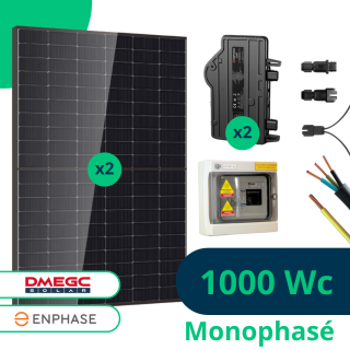 Kit autoconsommation 1000 Wc - Enphase - monophasé