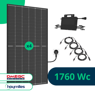 Kit Solaire Plug And Play 1760 Wc Bifacial N-Type - Fixations au choix