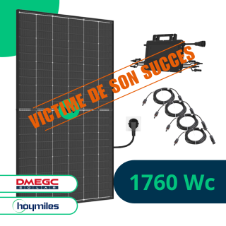 Kit Solaire Plug And Play 1760 Wc Bifacial N-Type - Fixations au choix