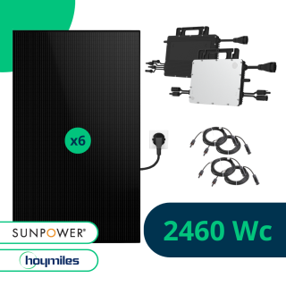 Kit solaire Plug And Play 2460 Wc Sunpowe