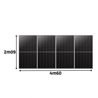 Kit Solaire Plug And Play 2120 Wc Longi Solar Back Contact Premium-Toit en tuiles