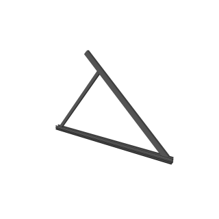 Fixasun - Triangle charge lourde réglable - 1500x1295 - noir