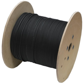 Câble électrique Cabur solaire unipolaire noir 1 x 4 mm² vendu au