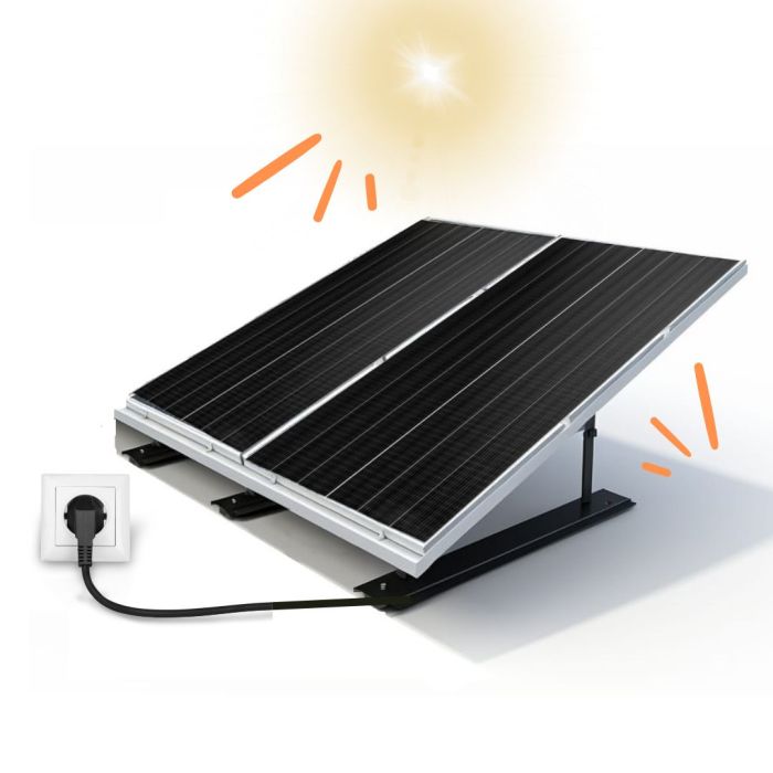Kit solaire photovoltaique autonome panneau 200W convertisseur pur sinus  1000W 2