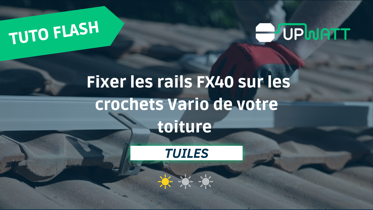 Fixer les rails FX40 sur vos crochets Vario