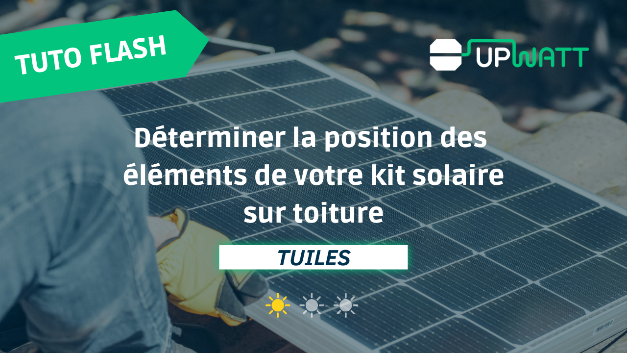 Positionner les élements de votre kit solaire